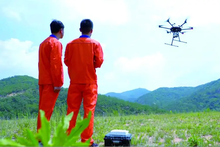 望江无人机倾斜摄影巡检拍摄